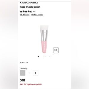 NWT KYLIE Skin Face Mask Brush